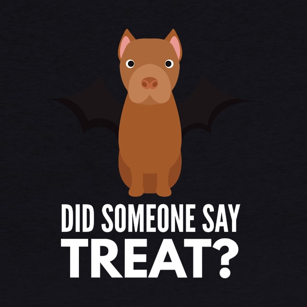 American Pitbull Terrier Halloween Trick or Treat by DoggyStyles